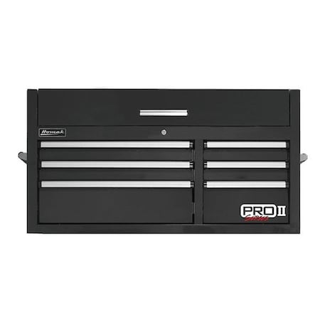 Homak 41in Pro 2 6-Drawer Top Chest - Black BK02041062